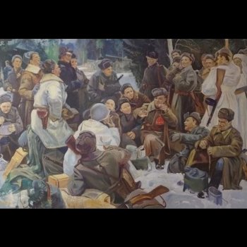 jurij-neprintsev-obraz-odpoczynek-po-bitwie