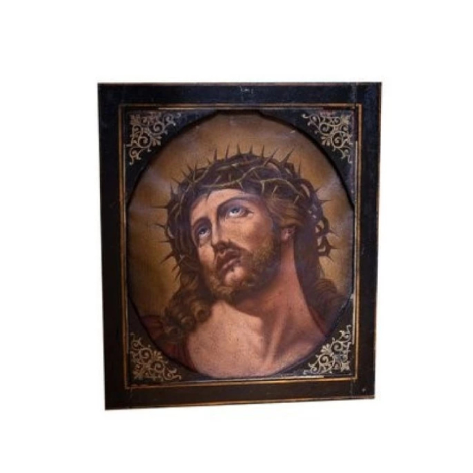 Malarz nieznany XIXw. Ecce Homo Olej na płótnie
