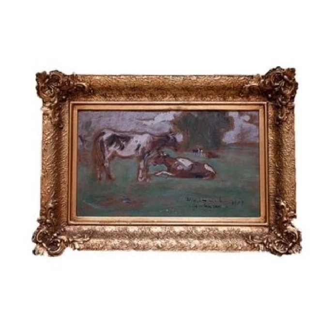 Wlastimir Hofman (1881-1970) Krowy na pastwisku (1907)