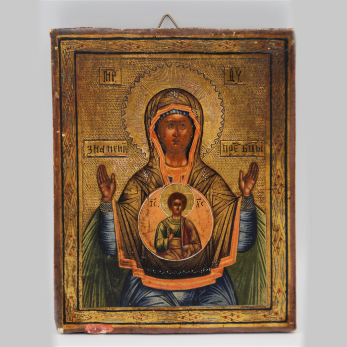 ikona-matka-boska-znaku-xix-wiek-rosja