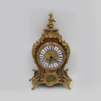 Zegar kominkowy BOULLE XIX wiek