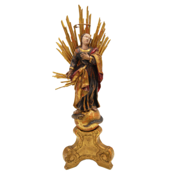 Madonna Immaculata rzeźba drewno Bawaria, XVIII w.