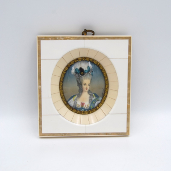 Miniatura na kości z portretem Marii Antoniny