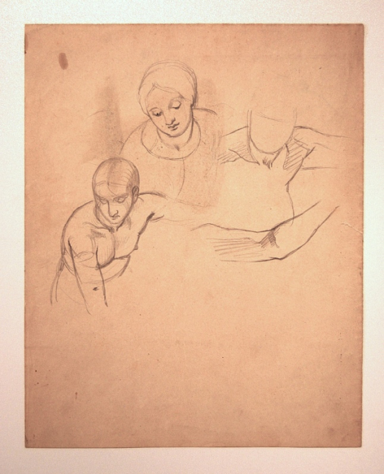Jan STYKA (1858 - 1925) studium postaci, akt